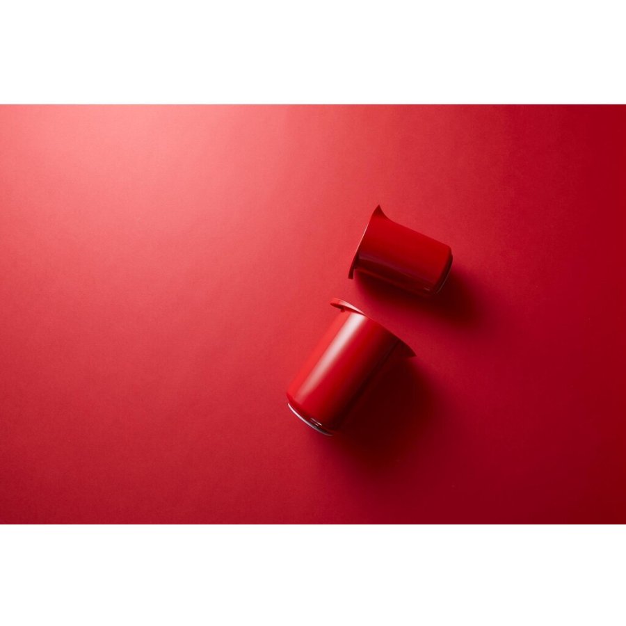 Rosti Rhrbecher Set m. Deckel, Rot