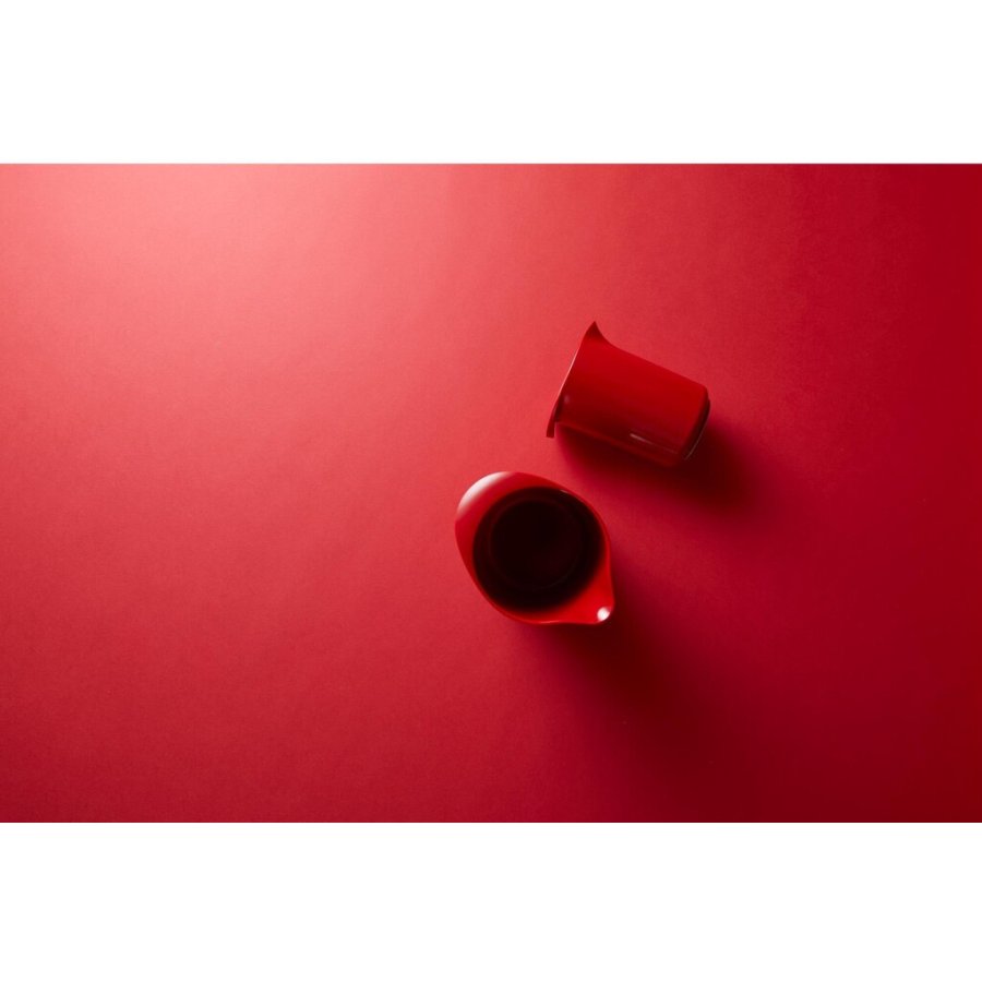 Rosti Rhrbecher Set m. Deckel, Rot