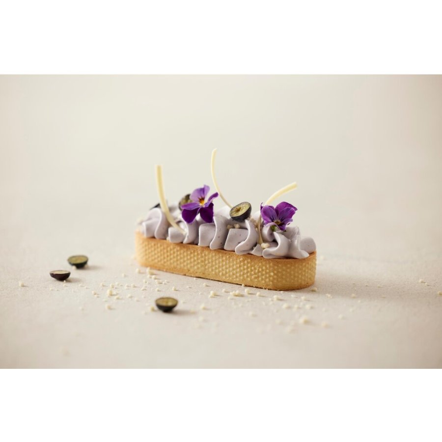 Blomsterbergs Oval Trtering m. Huller 13,4 cm, Stl