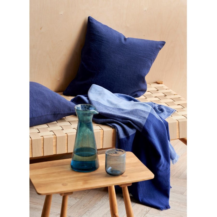 Sdahl Linen Kissen 50x50 cm, Royal Blue