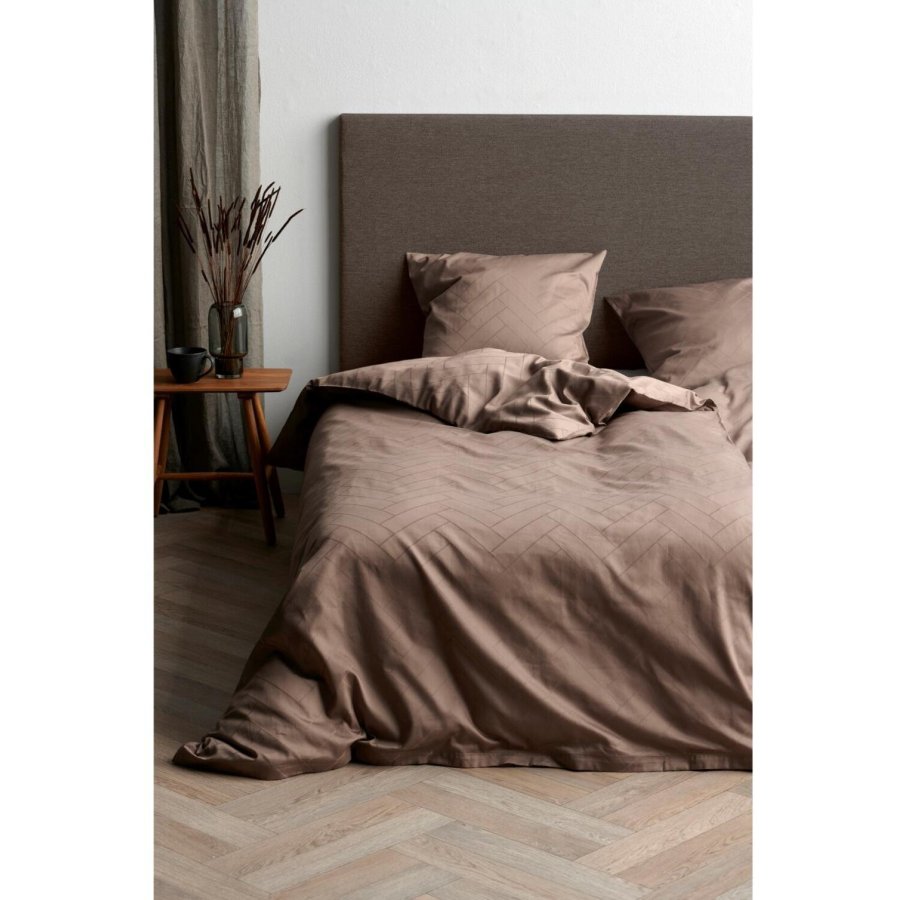 Södahl Organic Tiles Sengetj 140x220 cm, Taupe