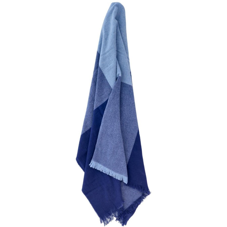 Sdahl Merino Decke 140x200 cm, Royal Blue