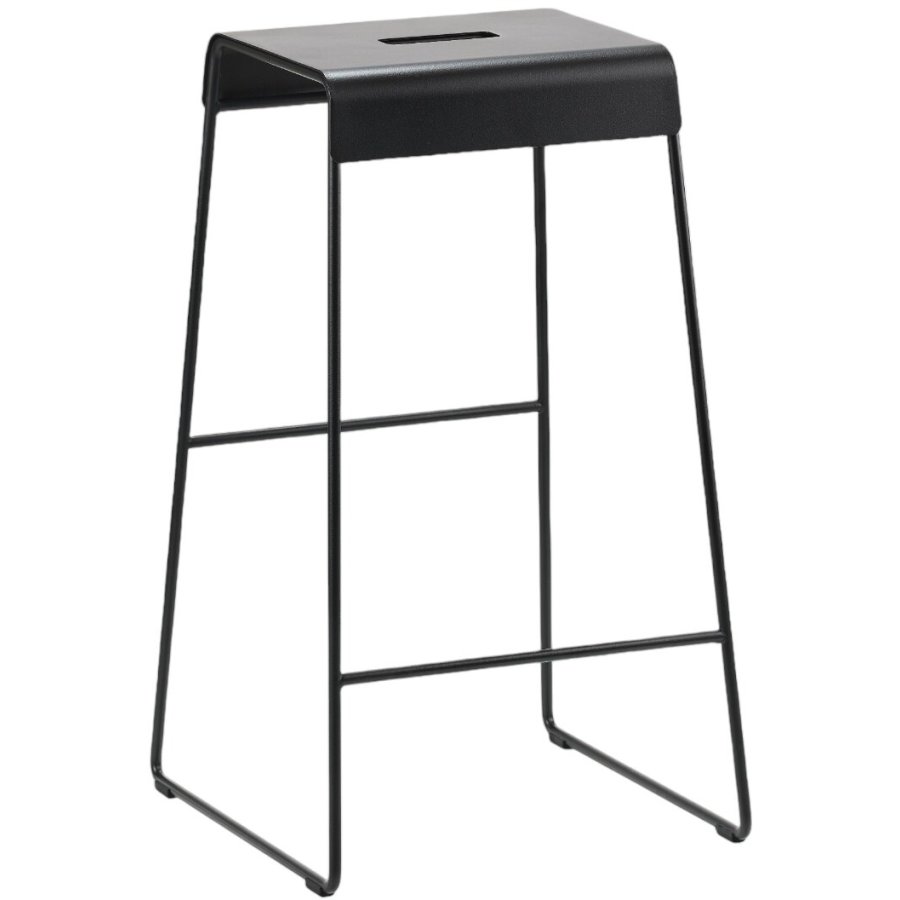 Zone A-Stool Hocker H65 cm, Schwarz