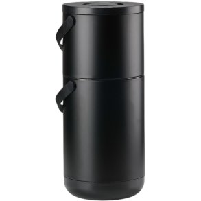 Zone Denmark Circular Mlleimer 22+12 L, Schwarz