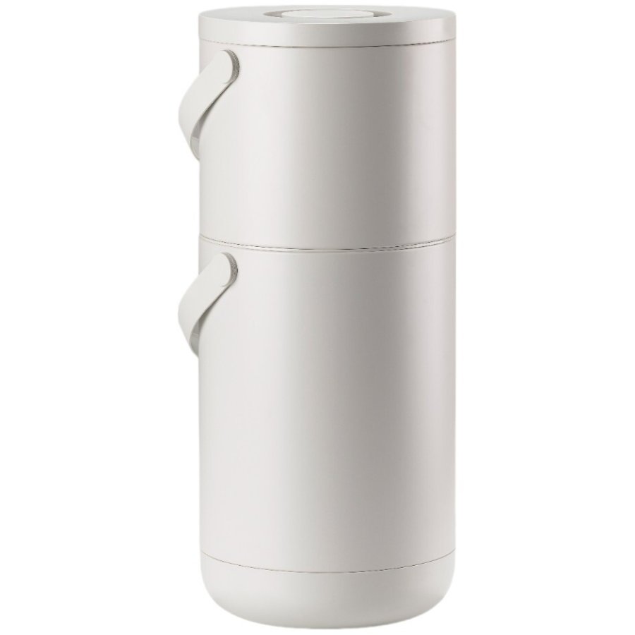 Zone Circular Abfallbehlter 22+12 L, Warm Grey