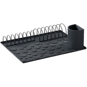 Zone Denmark DIISH Abtropfgestell mit Tablett, Schwarz