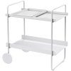 Zone A-Cocktail Trolley H66,4 cm, Soft Grey