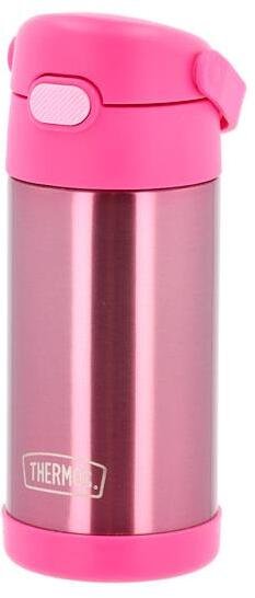 Thermos Drikkeflaske m. Suger�r 355 ml, Pink