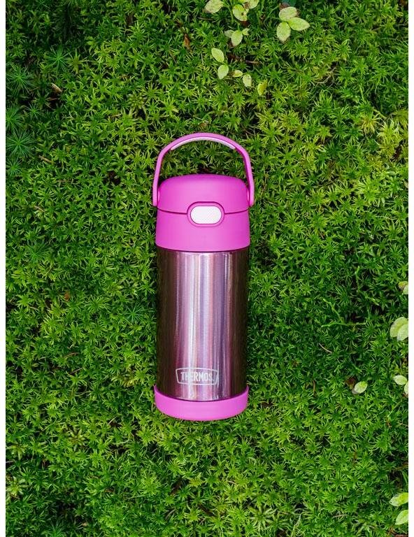 Thermos Drikkeflaske m. Suger�r 355 ml, Pink