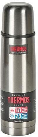 Thermos Termoflaske 0,5 L, Mrkegr