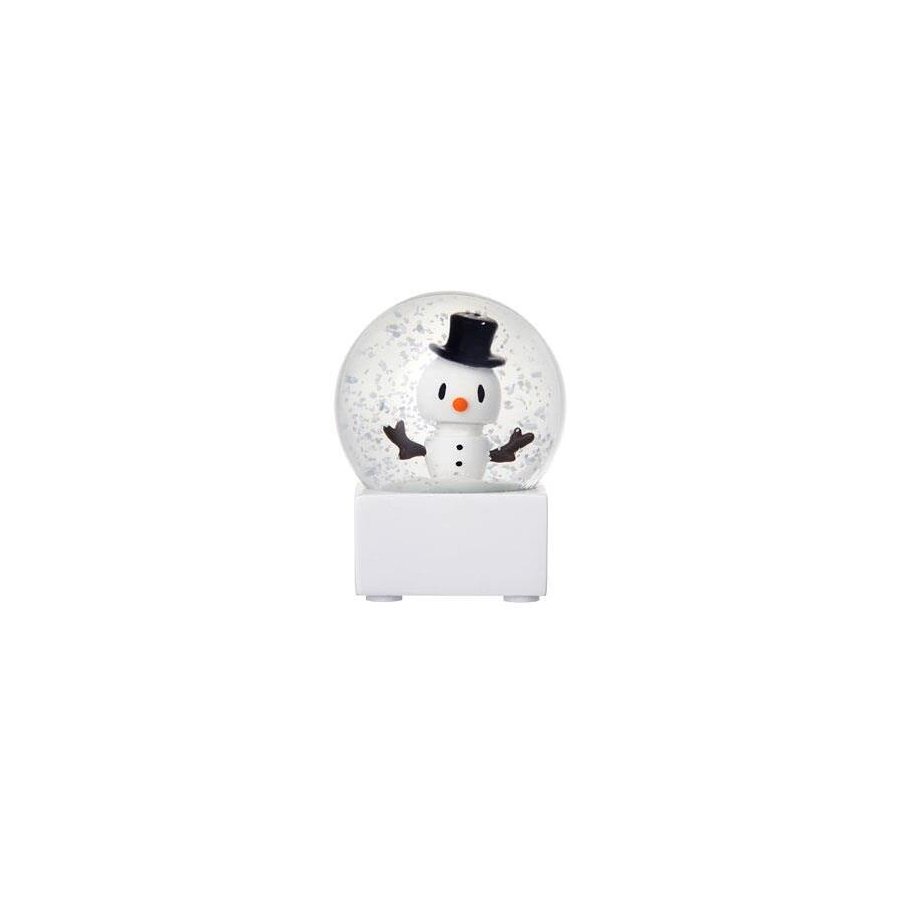 Hoptimist Schneemann Snow Globes S, Wei