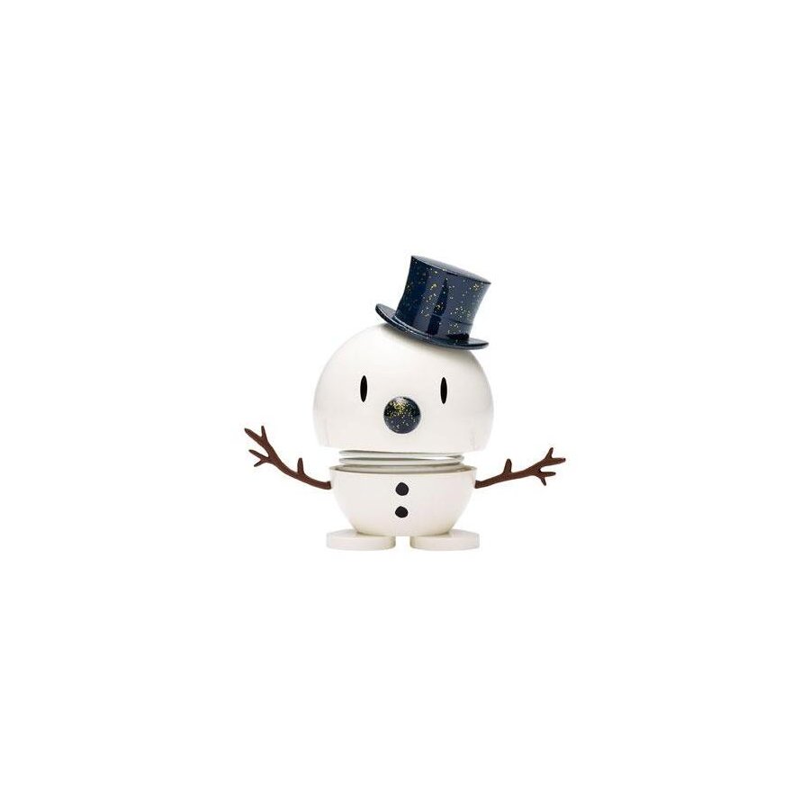 Hoptimist Schneemann S, Wei/Blau