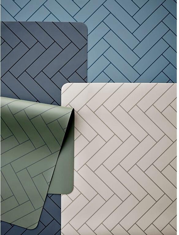 Sdahl Tiles Tischset 33x48 cm, Grau