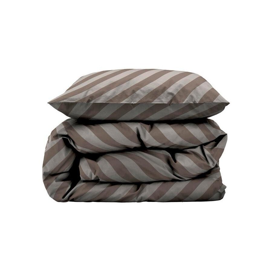 Södahl Organic Diagonal Sengetj 140x200 cm, Taupe