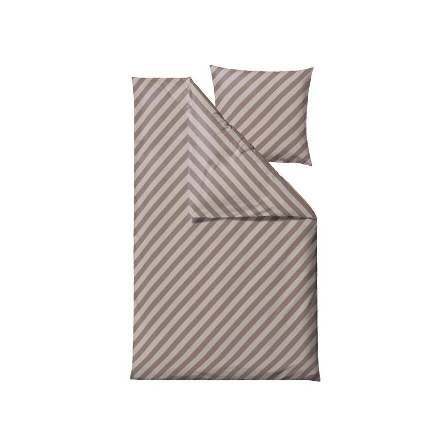 Södahl Organic Diagonal Sengetj 140x200 cm, Taupe
