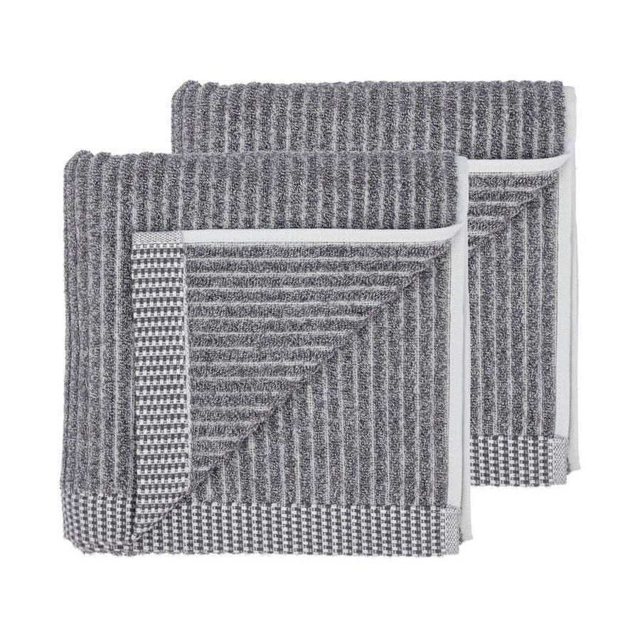 S&ouml;dahl Organic Melange H�ndkl�de 2 stk. 40x60 cm, Ash