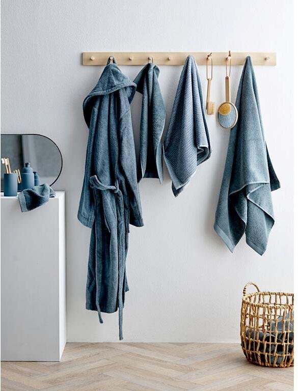 S&ouml;dahl Organic Melange H�ndkl�de 70x140 cm, Atlantic