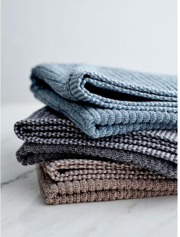 S&ouml;dahl Organic Melange H�ndkl�de 70x140 cm, Atlantic