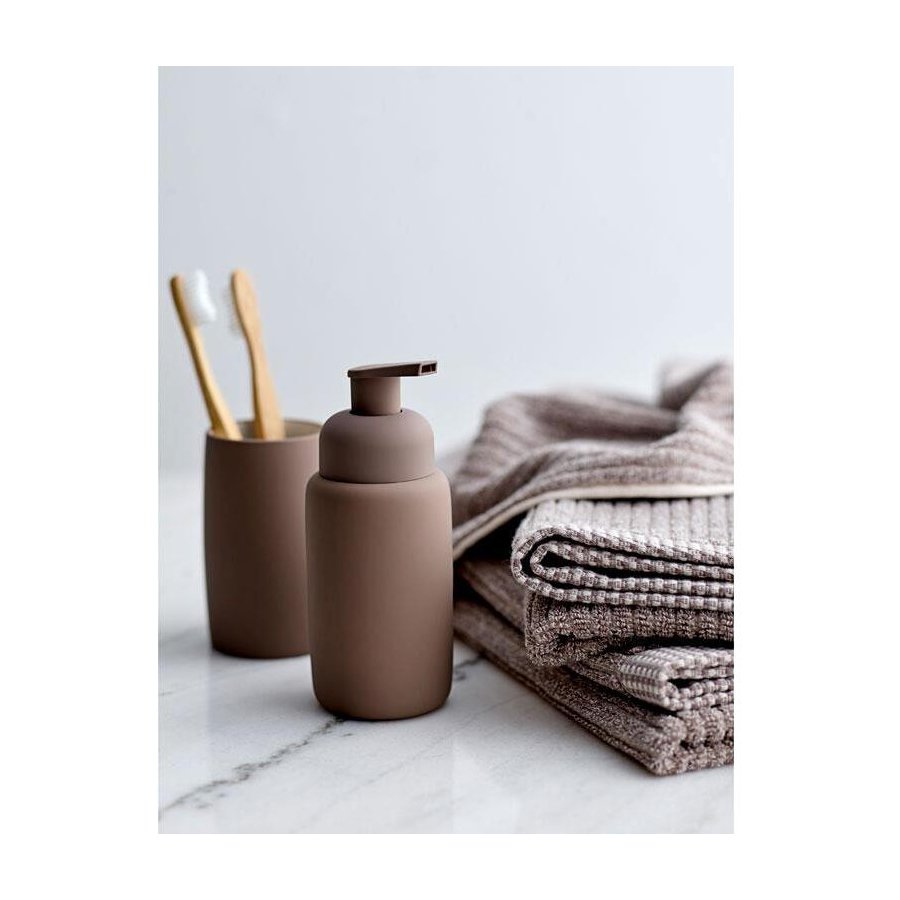 S&ouml;dahl Organic Melange H�ndkl�de 70x140 cm, Taupe