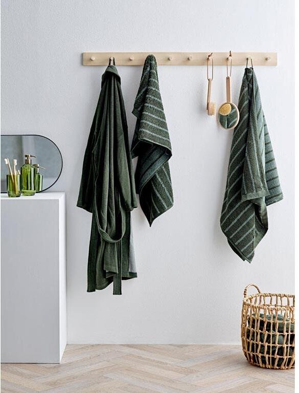 S&ouml;dahl Common Organic H�ndkl�de 70x140 cm, Forest Green