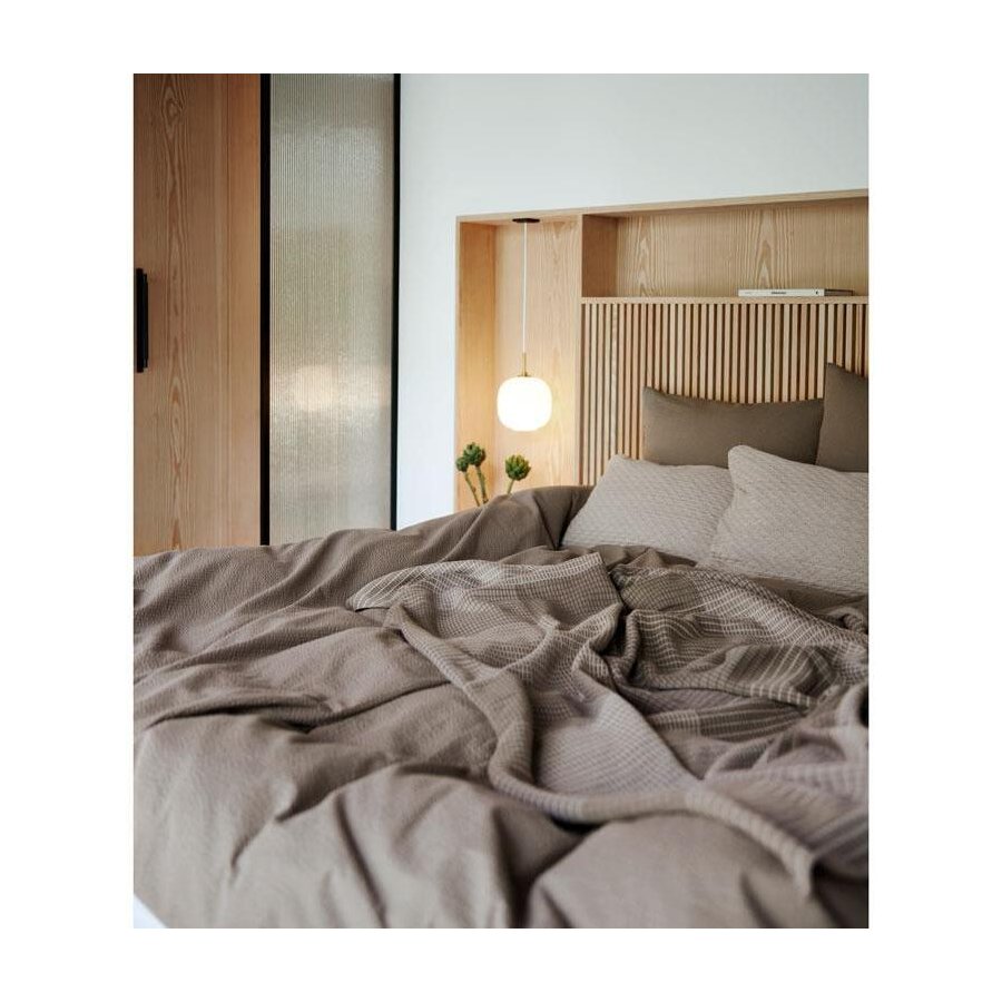 S&ouml;dahl Organic Wave Senget�j 140x220 cm, Taupe