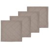 Sdahl Tiles Damask Serviette 45x45 cm 2er Set, Taupe