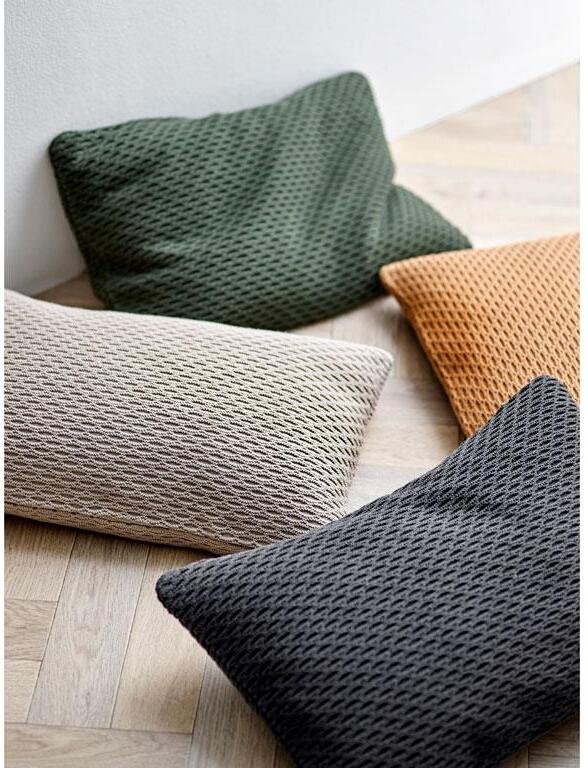 S&ouml;dahl Wave Knit Kissen 40x60 cm, Beige