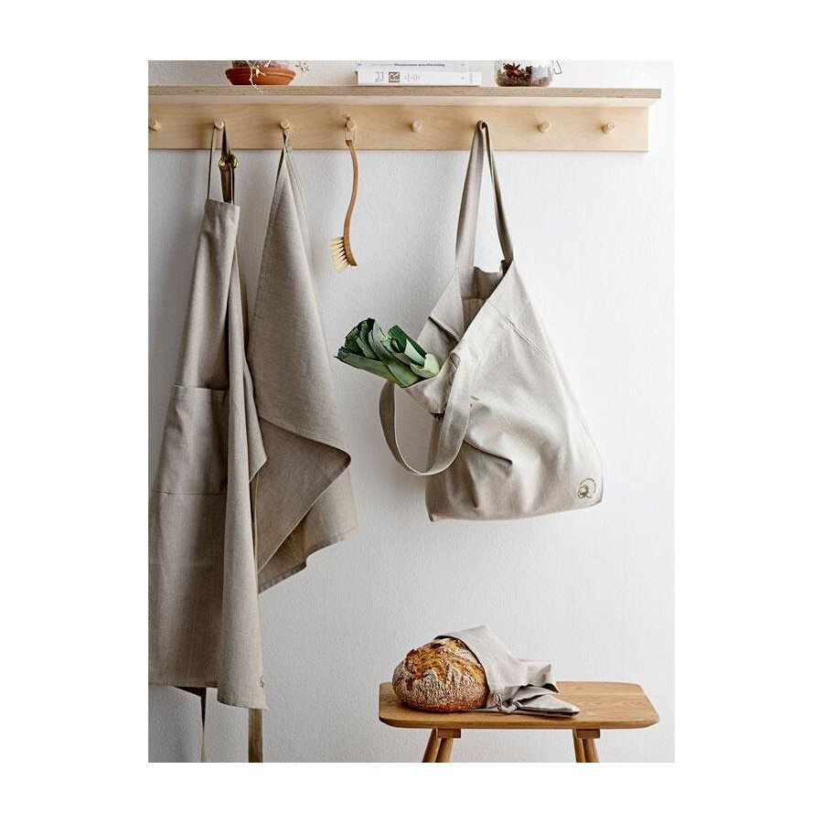 Sdahl Chambray Organic Brotbeutel 28x44 cm, Beige