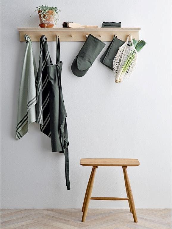 Sdahl Soft Kitchen Geschirrtuch 2er Set, 50x70 cm, Forest Green