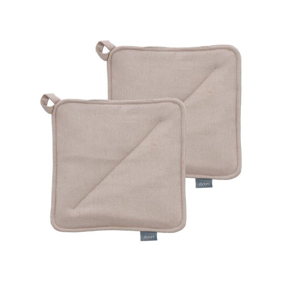 Sdahl Soft Kitchen Topflappen 2er Set, Beige