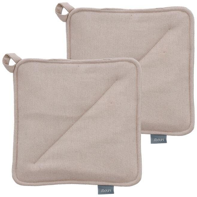 Sdahl Soft Kitchen Topflappen 2er Set, Beige