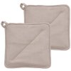 Sdahl Soft Kitchen Topflappen 2er Set, Beige