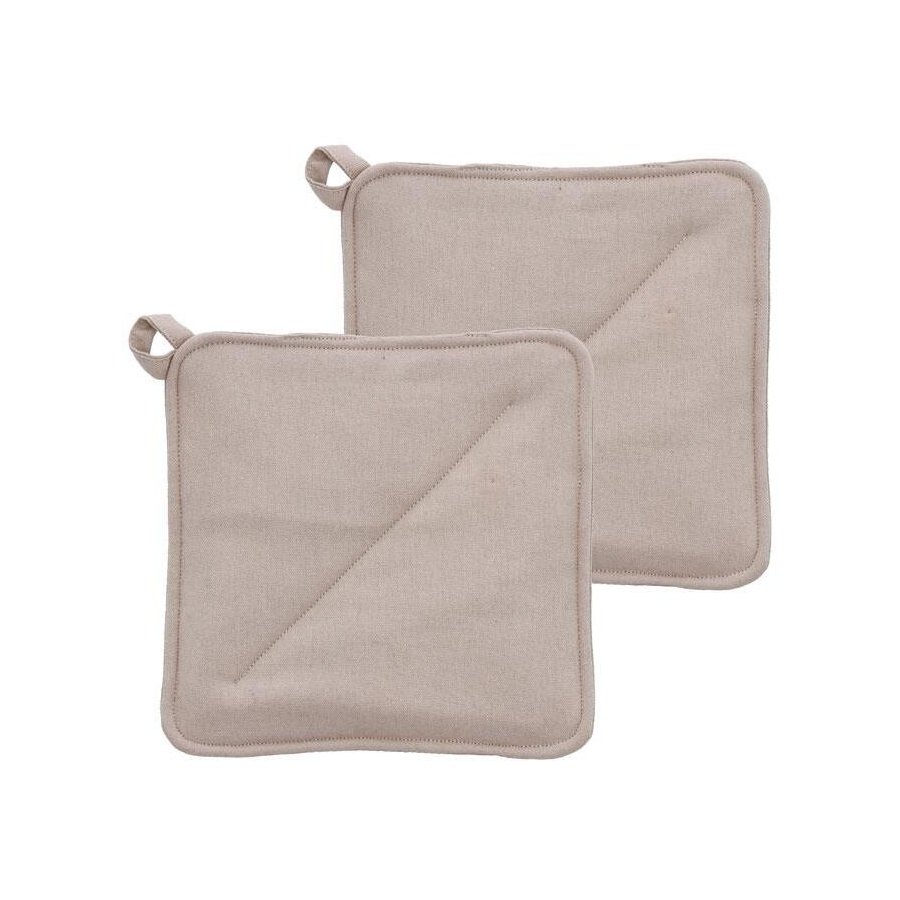 Sdahl Soft Kitchen Topflappen 2er Set, Beige