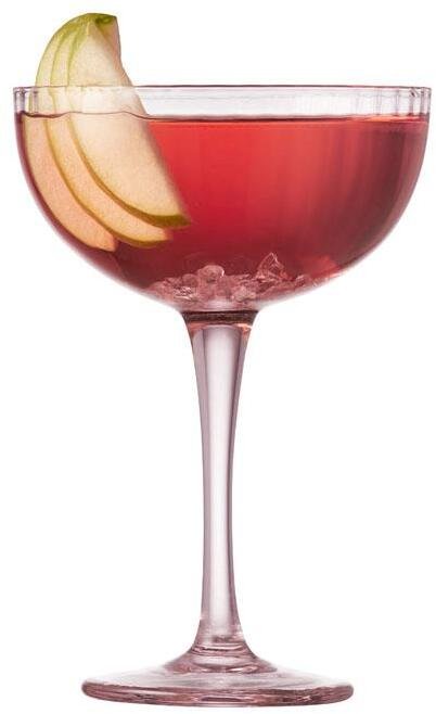 Lyngby Glas Palermo Cocktailglas 4 stk. 37 cl, Pink
