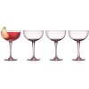 Lyngby Glas Palermo Cocktailglas 4 stk. 37 cl, Pink