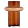Lyngby Glas Tube Vase Amber H20 cm