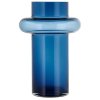 Lyngby Glas Tube Vase Dark Blue H25 cm