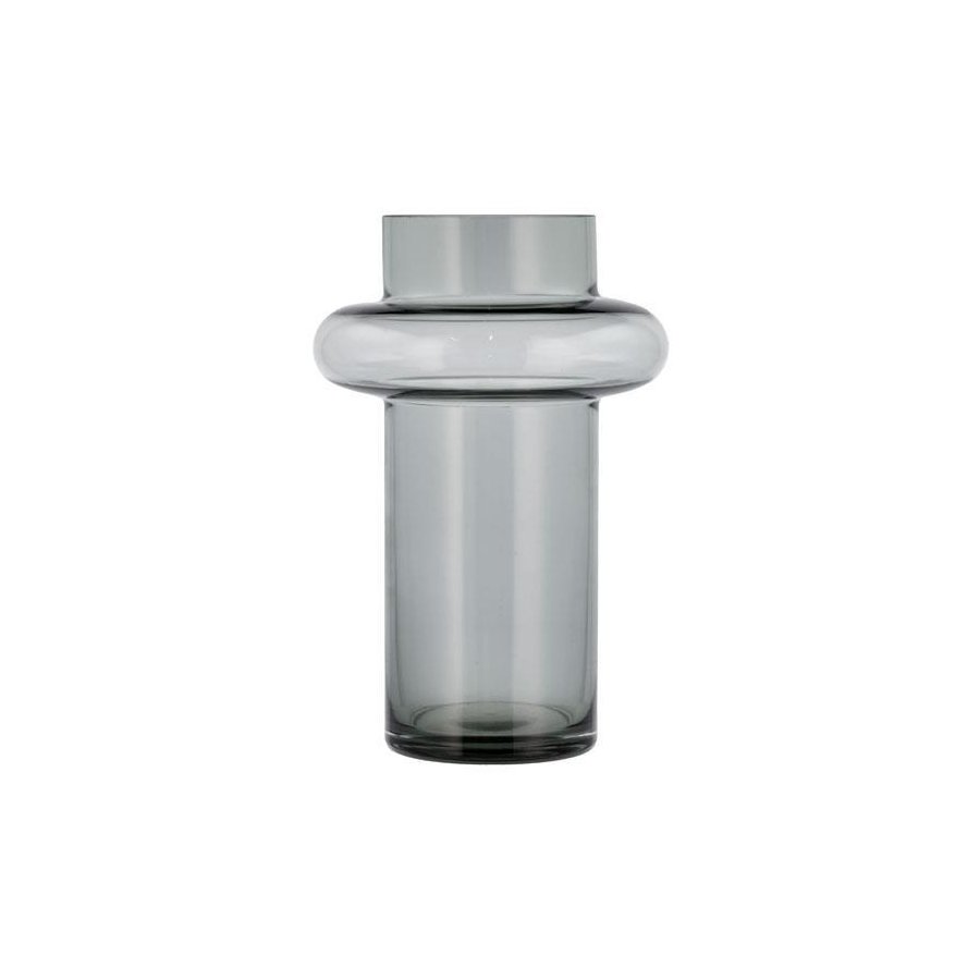Lyngby Glas Tube Vase Smoke H25 cm