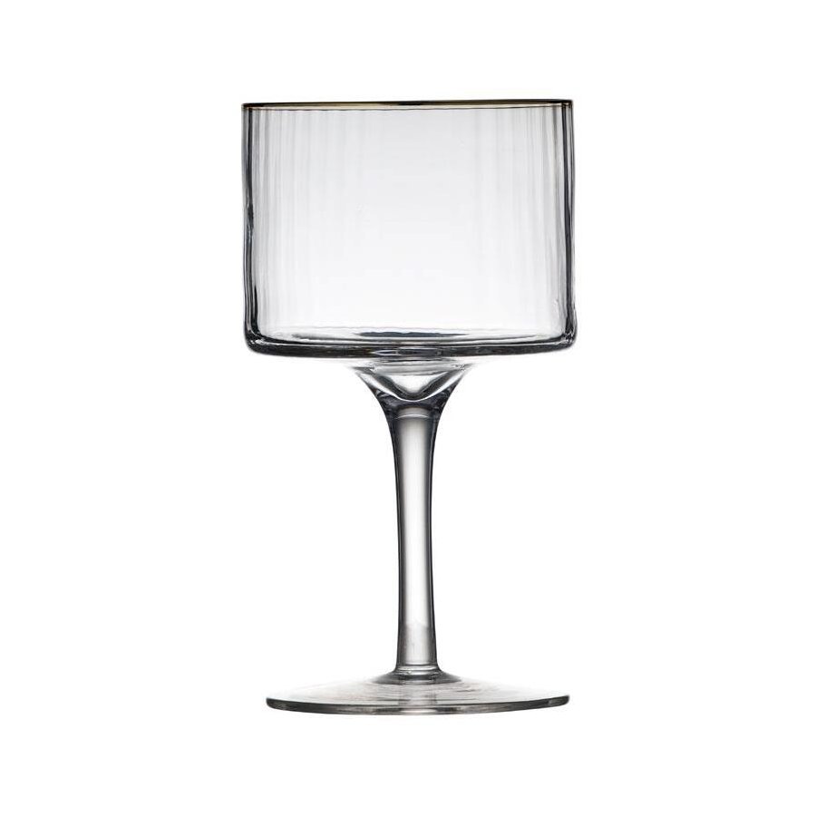 Lyngby Glas Palermo Gold Gin & Tonic Glas 4er Set 32 cl