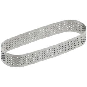 Blomsterbergs Oval T�rtering m. Huller 13,4 cm, St�l