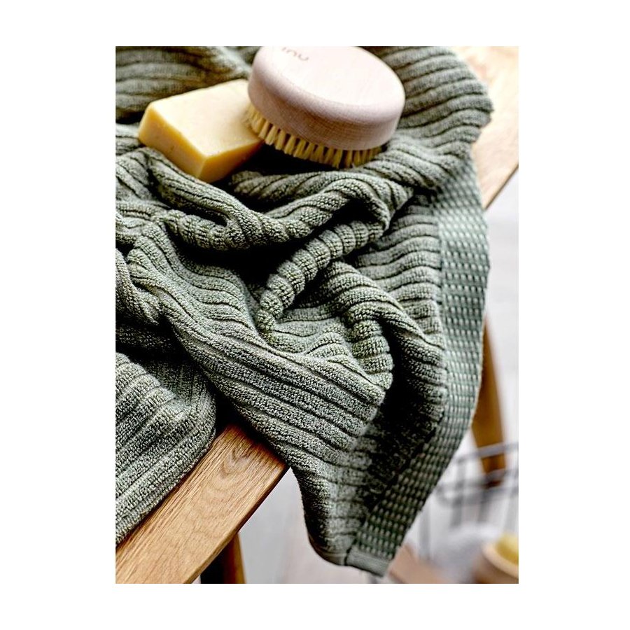 S&ouml;dahl Organic Melange H�ndkl�de 70x140 cm, Olive