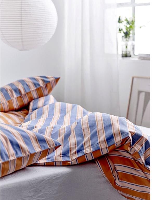 Södahl organic Nordic Sengetj 200x220 cm, Sky Blue