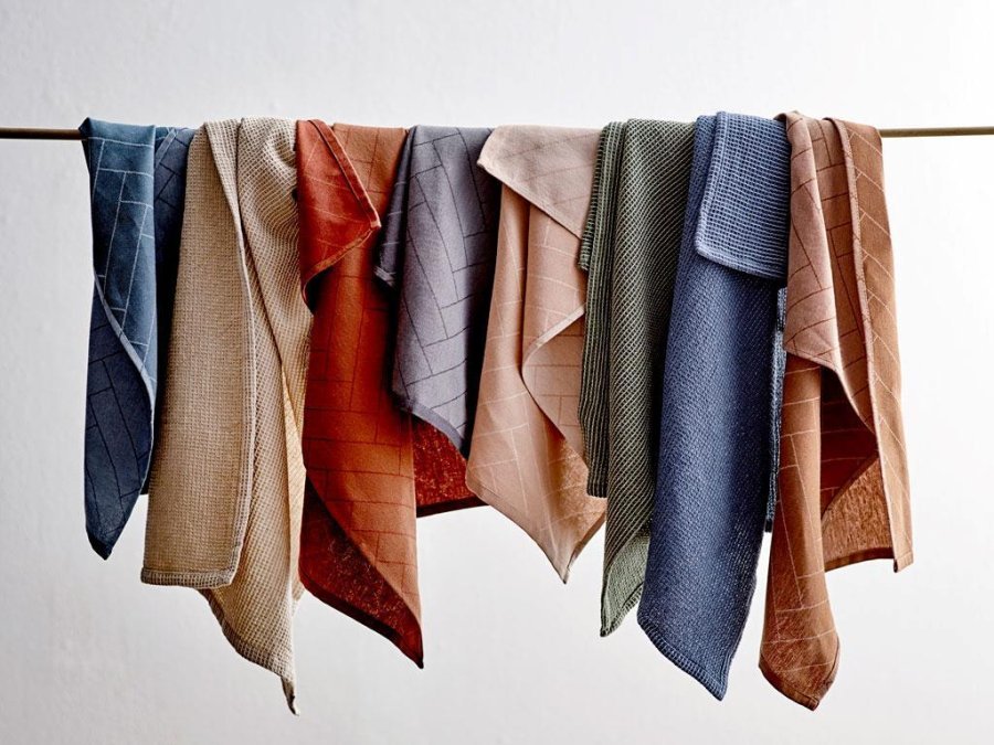 S&ouml;dahl Waffle Kitchen K�kkenh�ndkl�de 50x70 cm, China Blue