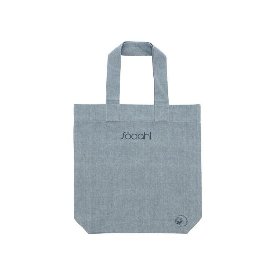 S�dahl Chambray Organic Shopper 42x43 cm, China Blue