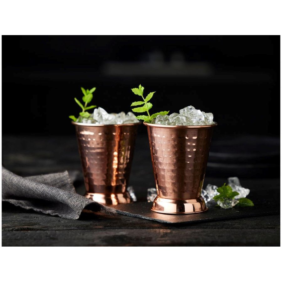 Lyngby Glas Mint Julep-krus 2 stk, Kobber/Stl