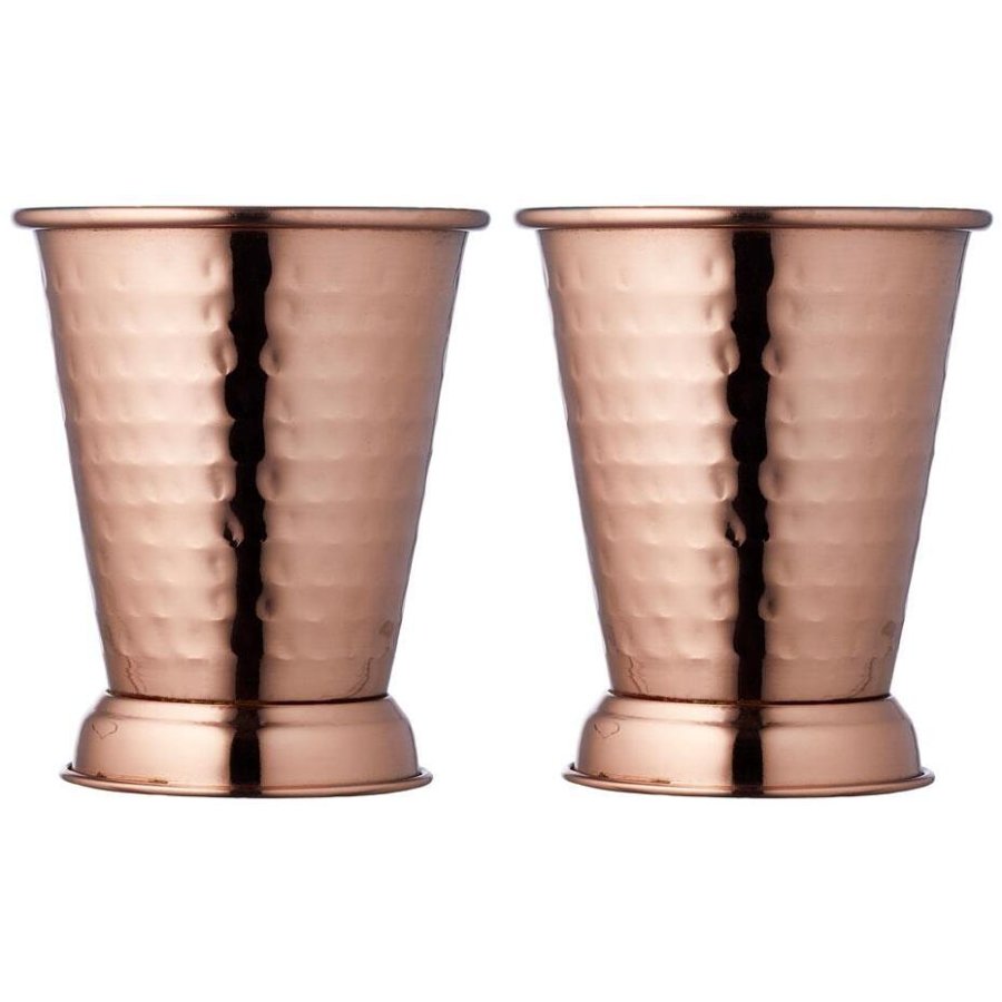 Lyngby Glas Mint Julep-krus 2 stk, Kobber/Stl