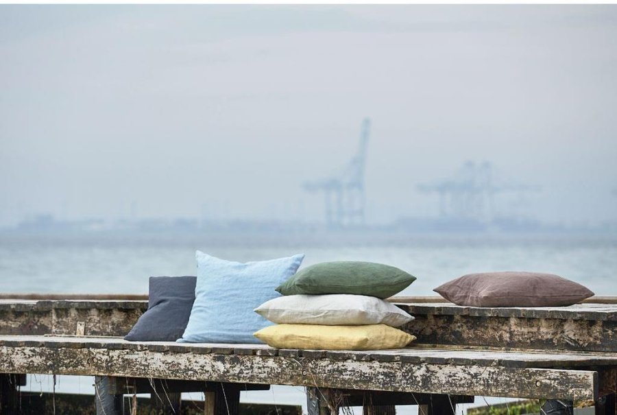 S�dahl Linen Kissen 50x50 cm, Ash