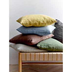 Södahl Linen Pude 50x50 cm, Linen Blue