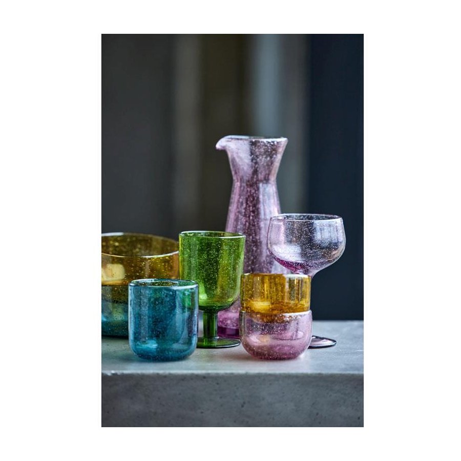 Lyngby Glas Valencia Skl 8 cm, Amber