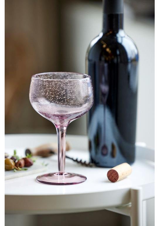 Lyngby Glas Valencia Vinglas 26 cl, Pink